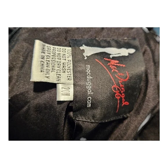 Mac Duggal Dress, Black, Size 20W - Picture 5 of 6